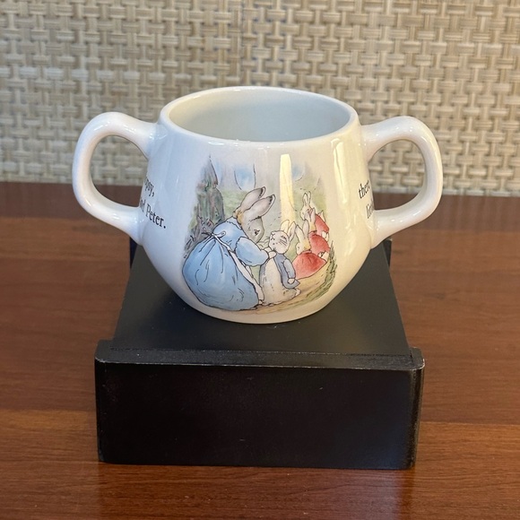 VTG 1980s Wedgewood Peter Rabbit Child's Plate, Bowl & Cup 3 Piece Set England - Picture 11 of 16